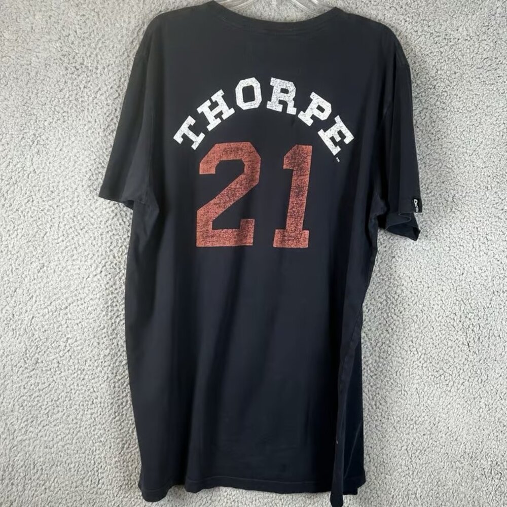 Size XXL Retired ROOTS OF FIGHT JIM THORPE Shirt Double Sided USA Made